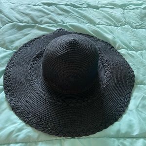 Black summer hat